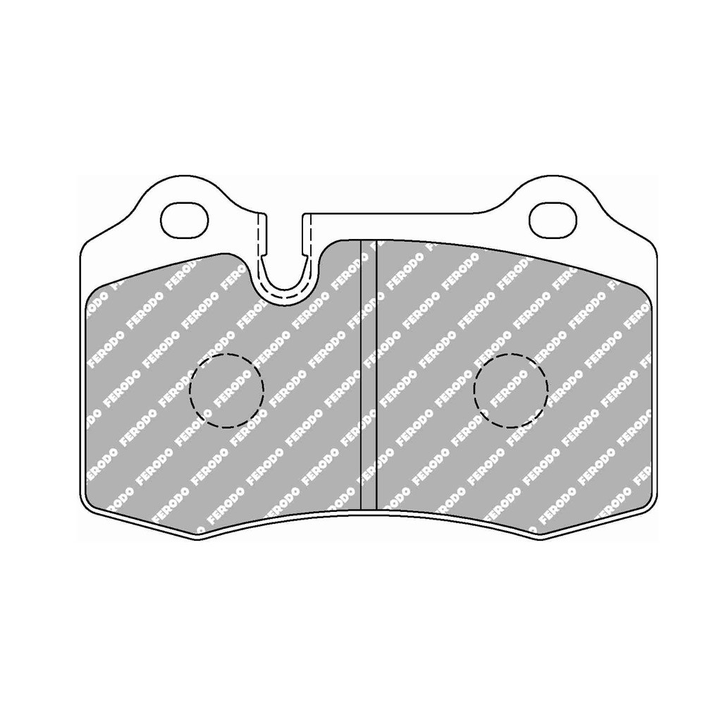 Bremsbeläge Ferodo DS1.11 vorne für CHEVROLET Camaro 6.2 09.15 - Bremssattel BREMBO - F-CP1348W - FCP1348W - 3661768787618