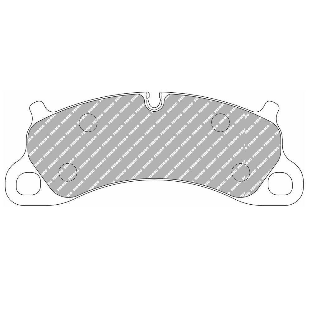 Bremsbeläge Ferodo DS1.11 vorne für PORSCHE 911 3.0 Carrera 4S 11.15 - Bremssattel BREMBO - F-CP4955W - FCP4955W - 3661768788905