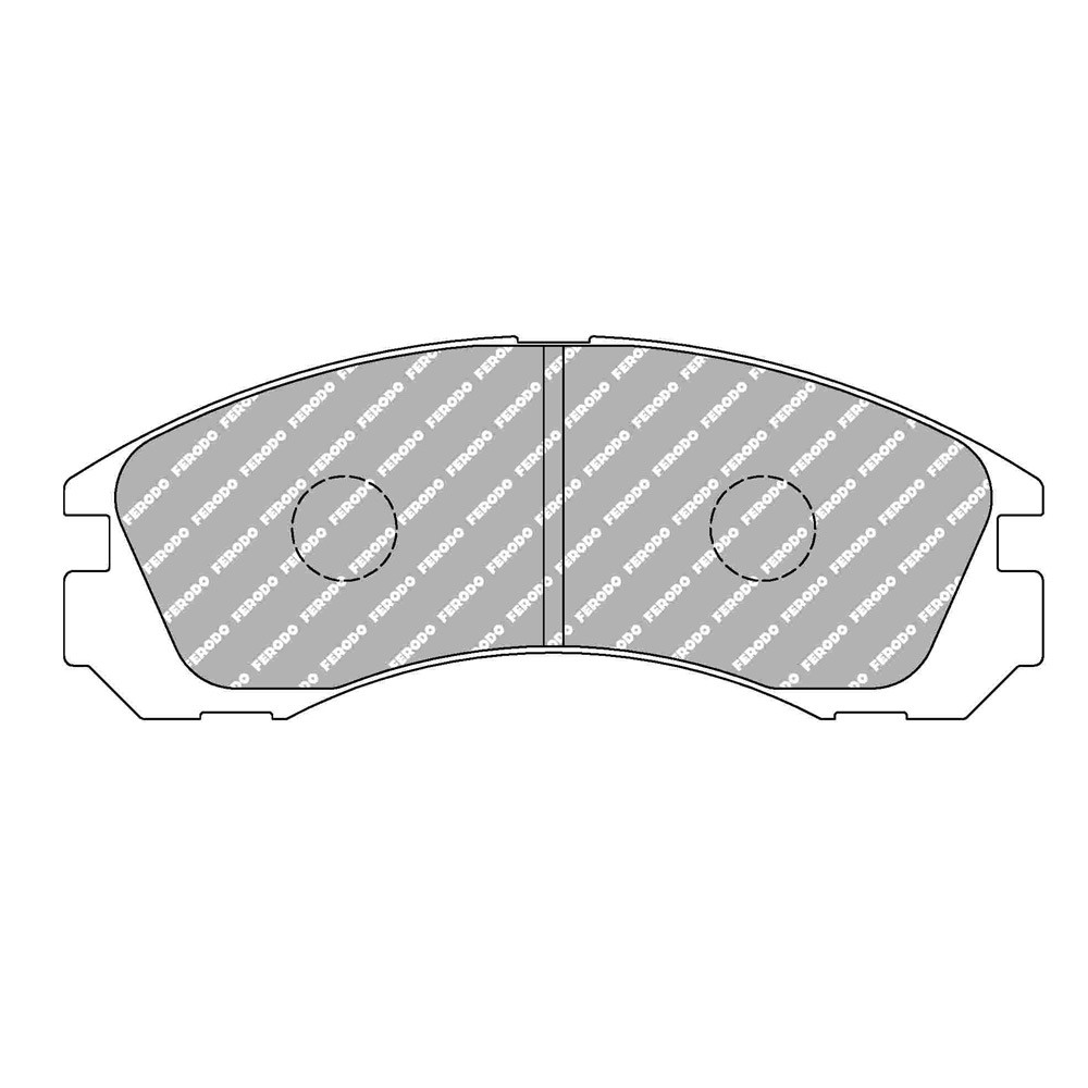 Pastiglie freno anteriori Ferodo DS1.11 per DODGE Avenger All (US) 01.95 - pinza AKEBONO - F-CP765W - FCP765W - 3661768789124