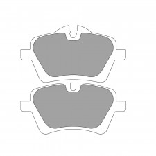 Ferodo DS1.11 brake pads front for MINI MINI (R50) 1.4 One  - TRW Front 04.03 - 10.06 caliper LUCAS/TRW