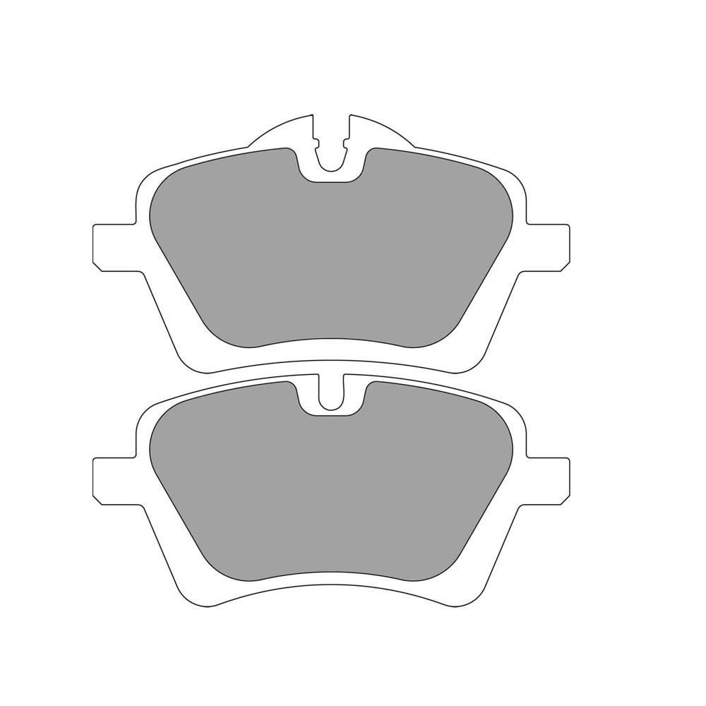 Ferodo DS1.11 pastiglie freno anteriori per MINI MINI (R50) 1.4 One - TRW Pinza anteriore 04.03 - 10.06 LUCAS/TRW - F-CP4080W - FCP4080W - 3661768788288
