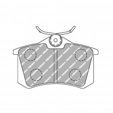 Pastiglie freno posteriore Ferodo DS1.11 per AUDI A1 1.2 TFSI 05.10 - pinza LUCAS/TRW
