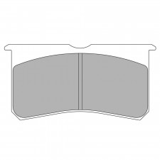 Plaquettes de frein Ferodo DS1.11 avant pour FORD Fiesta R2 (Asphalt) 10.09 -  étrier AP RACING