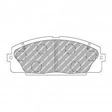Ferodo DS 2500 brake pads front for TOYOTA HIACE RZH101G 01.93 - 12.02