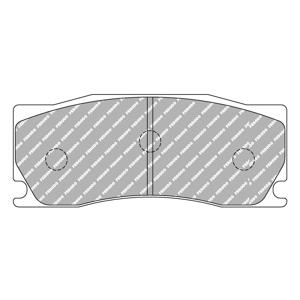 Plaquettes de frein Ferodo DS2500 avant pour JAGUAR XK Convertible 3.6 10.07 - 07.14 étrier ALCON - F-RP3134H - FRP3134H - 3661768792537
