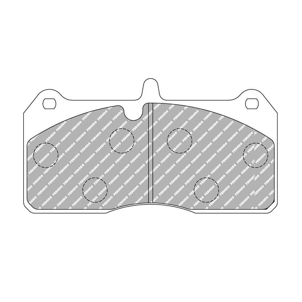 Pastiglie freno Ferodo DS2500 F-RP3136H - F-RP3136H - FRP3136H - 3661768792551