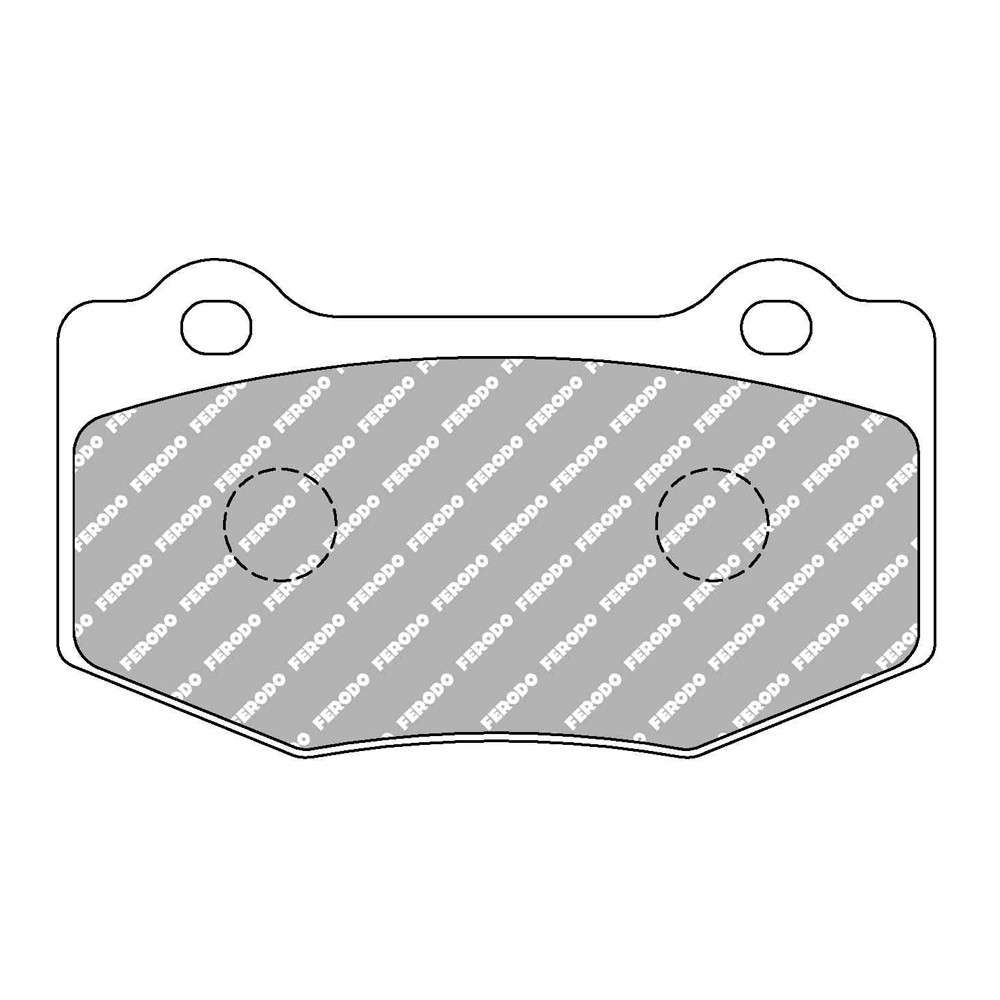 Bremsbeläge Ferodo DS2500 hinten für CHEVROLET Camaro 6.2 SS 1LE 01.16 - Bremssattel BREMBO - F-RP3137H - FRP3137H - 3661768792568