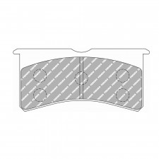 Bremsbeläge Ferodo DS2500 vorne für FORD Fiesta R2 (Gravel) 10.09 - Bremssattel AP RACING