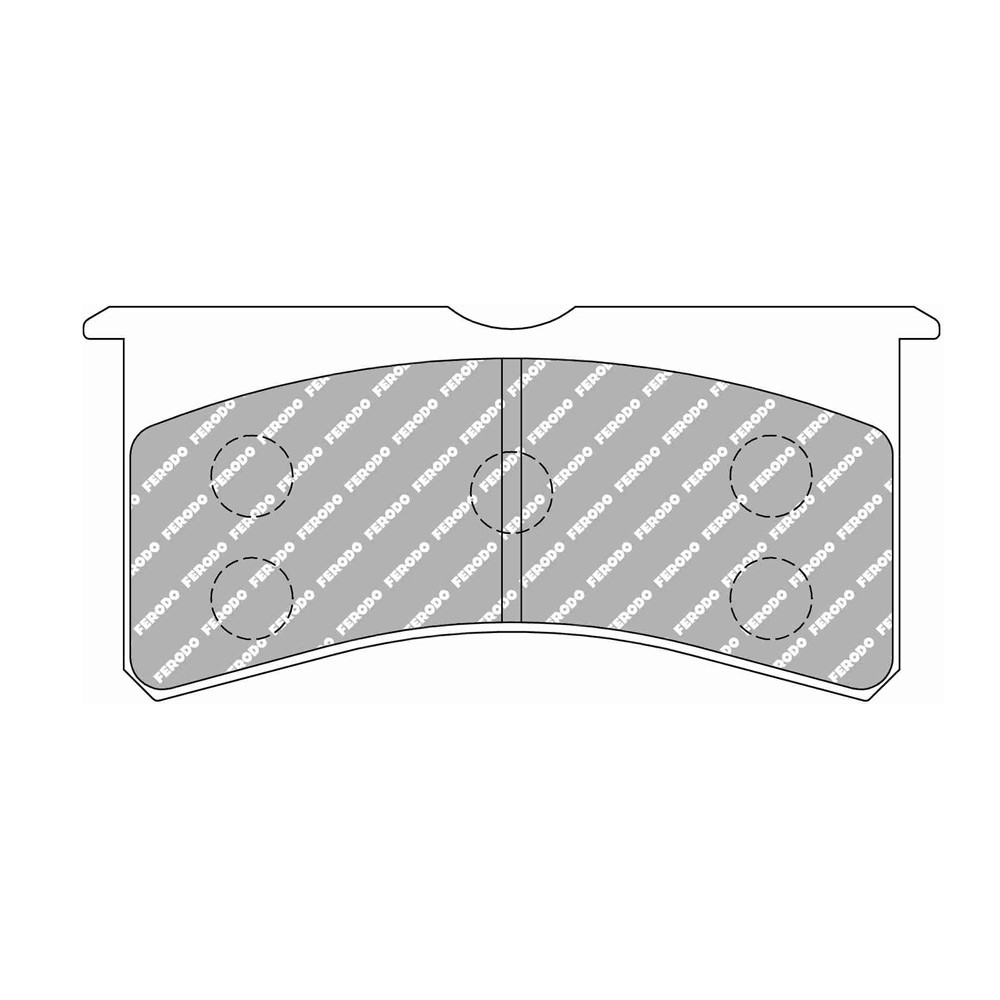 Plaquettes de frein Ferodo DS2500 avant pour FORD Fiesta R2 (Gravel) 10.09 -  étrier AP RACING - F-RP3097H - FRP3097H - 3661768792186