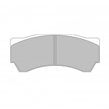 Bremsbeläge Ferodo DS2500 vorne für MITSUBISHI Lancer 2.0 Evo VIII - Alcon FQ400 03.04 - Bremssattel ALCON