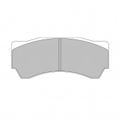 Ferodo DS 2500 brake pads front for MITSUBISHI Lancer 2.0 Evo VIII - Alcon FQ400 03.04 -  caliper ALCON