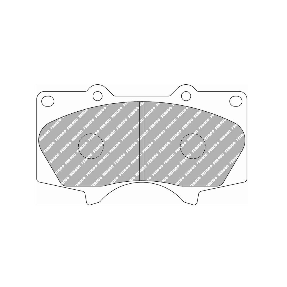 Pastiglie freno anteriori Ferodo DS2500 per LEXUS GX 460 11.09 - pinza SUMITOMO - F-CP1698H - FCP1698H - 3661768787977