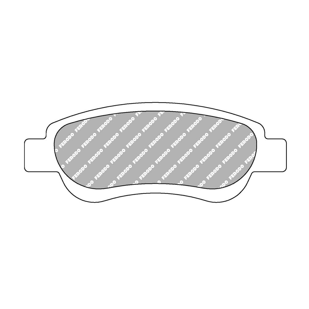 Ferodo DS 2500 brake pads front for CITROEN C1 1.0 06.05 -  caliper BOSCH - F-CP1790H - FCP1790H - 3661768788066