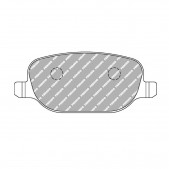 Plaquettes de frein Ferodo DS2500 arrière pour ALFA ROMEO 159 1.8 TBi 05.09 - 11.11 étrier LUCAS/TRW