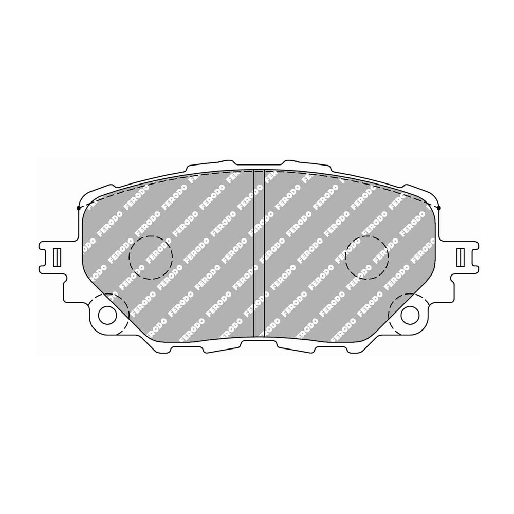 Pastiglie freno anteriori Ferodo DS2500 per MAZDA MX-5 (ND) 1.5 06.15 - Pinza Advics - F-CP4873H - FCP4873H - 3661768788899