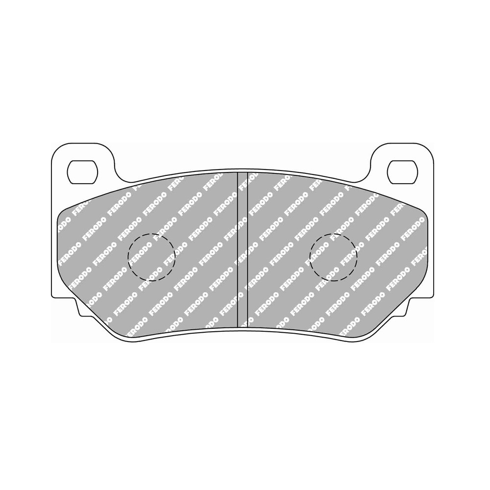 Ferodo DS 2500 brake pads FCP4972H - F-CP4972H - FCP4972H - 3661768788912