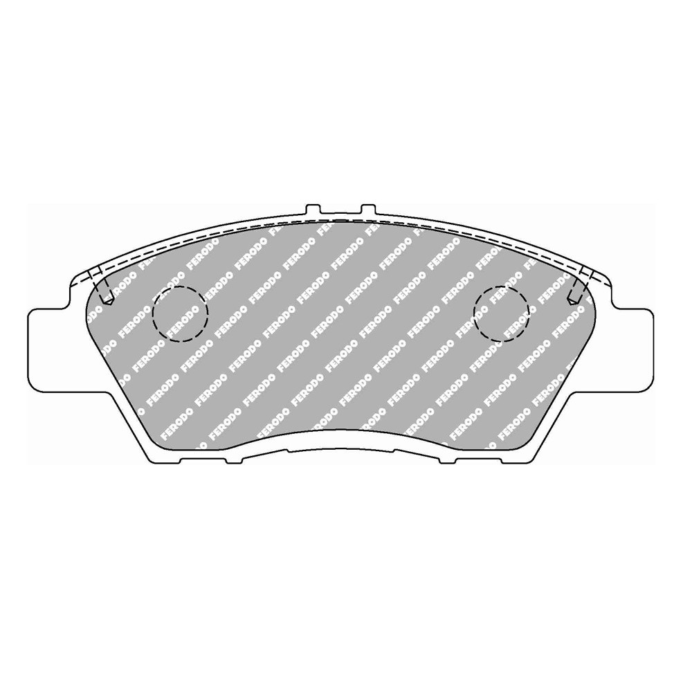 Ferodo DS 2500 brake pads front for HONDA City 1.4 i-V TEC 09.08 -  caliper AKEBONO - F-CP4404H - FCP4404H - 3661768788493