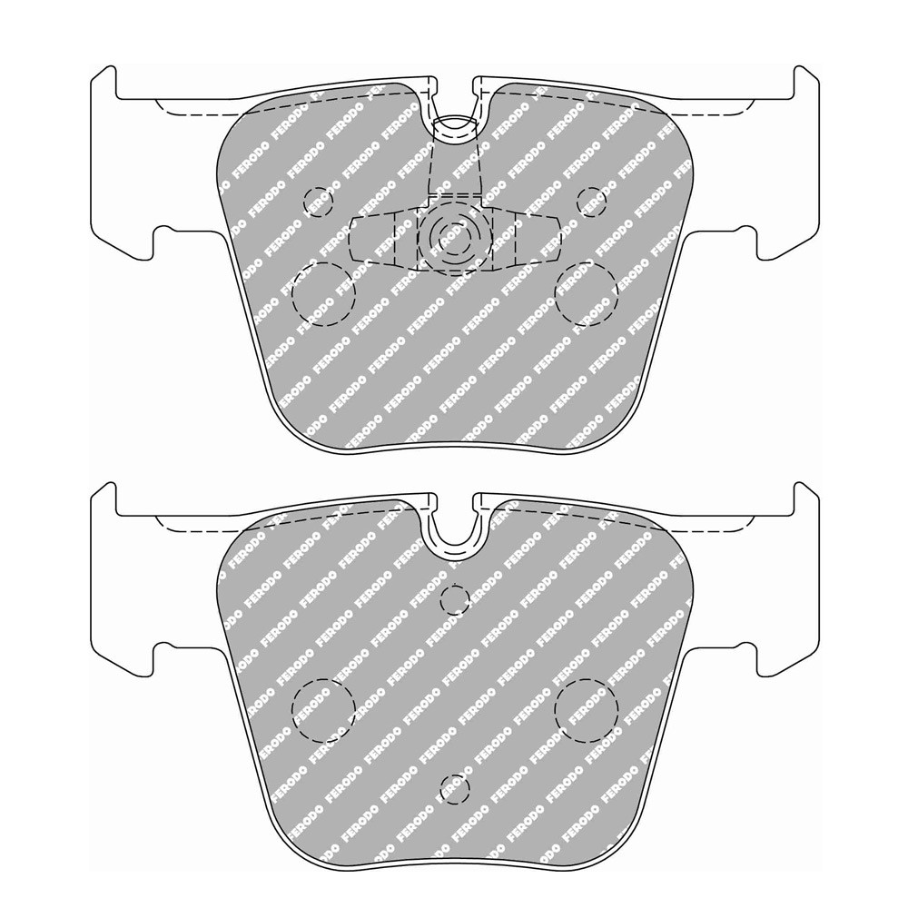 Plaquettes de frein Ferodo DS2500 avant pour MERCEDES S-CLASS S 63 AMG (221.074, 221.174) 03.11 - 12.13 étrier ATE - F-CP4412H - FCP4412H - 3661768788509
