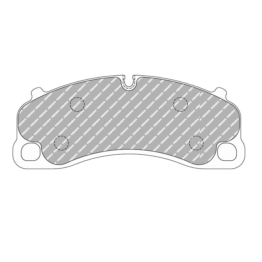 Ferodo DS 2500 brake pads front for PORSCHE 911 3.8 GT3 08.13 -  caliper BREMBO - F-CP4664H - FCP4664H - 3661768788646