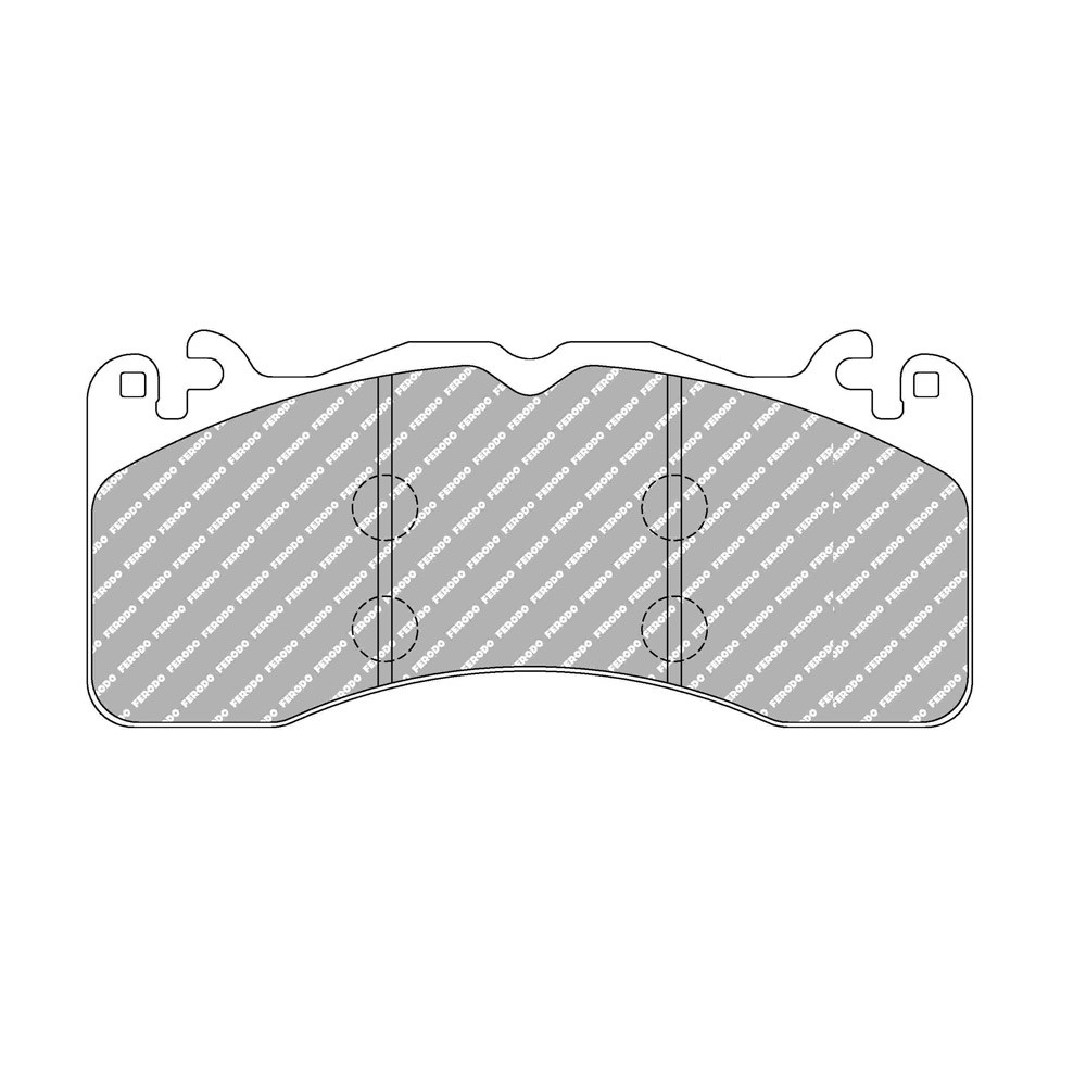 Pastiglie freno Ferodo DS2500 anteriore per AUDI RS6 RS6 performance quattro 11.15 -  pinza BREMBO - F-CP4711H - FCP4711H - 3661768788738