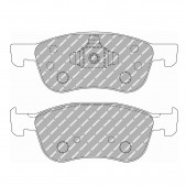Ferodo DS 2500 brake pads front for FORD Fiesta 1.0 EcoBoost 01.17 -  caliper ATE