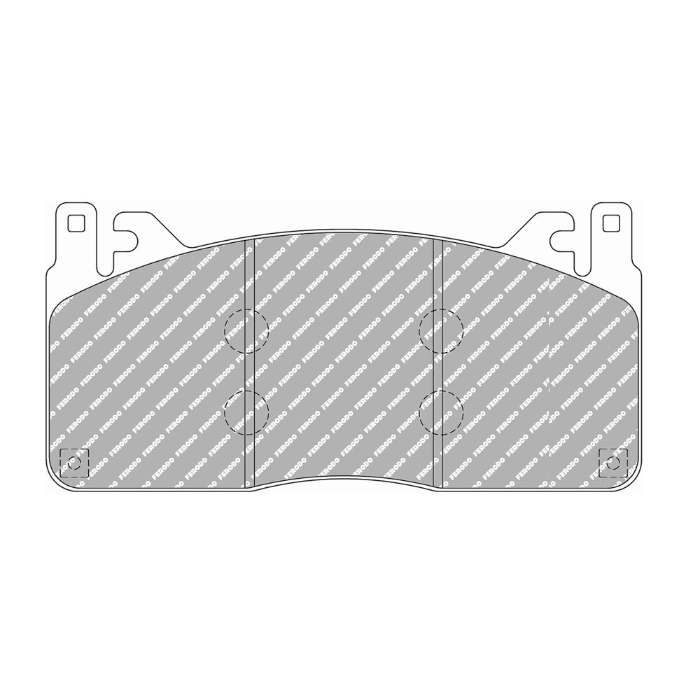 Plaquettes de frein Ferodo DS2500 avant pour FORD Mustang GT350 Hummingbird 01.16 -  étrier BREMBO - F-CP4835H - FCP4835H - 3661768788844