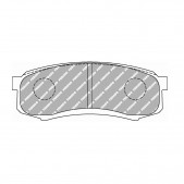 Ferodo DS 2500 brake pads rear for LEXUS GX 460 11.09 -  caliper SUMITOMO
