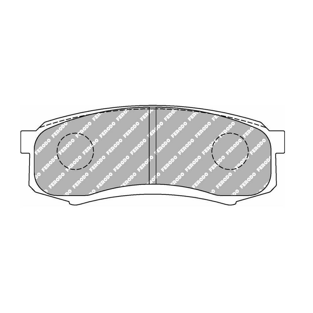 Ferodo DS2500 Bremsbeläge hinten für LEXUS GX 460 11.09 - SUMITOMO Bremssattel - F-CP1021H - FCP1021H - 3661768787441