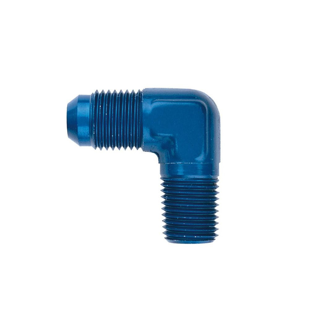 Adaptateur 90° Goodridge 3/4x16 JIC - 1/4x18 NPT convexe - G-AN822-07D - AN822-07D - 3661768389683
