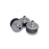 Pipercross - sfiatatoio 13-19mm entrata alluminio argentato