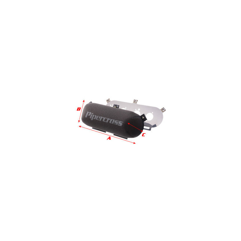 PIPERCROSS - PX600 Dome-Filter: 435mm x 190mm, Höhe 150mm - PC-C604D - C604D - 3661768592311
