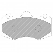 Plaquettes de frein Ferodo DSUNO avant pour ASTON MARTIN Vanquish 5.9 (AP Caliper) 01.01 - 12.04 étrier AP RACING