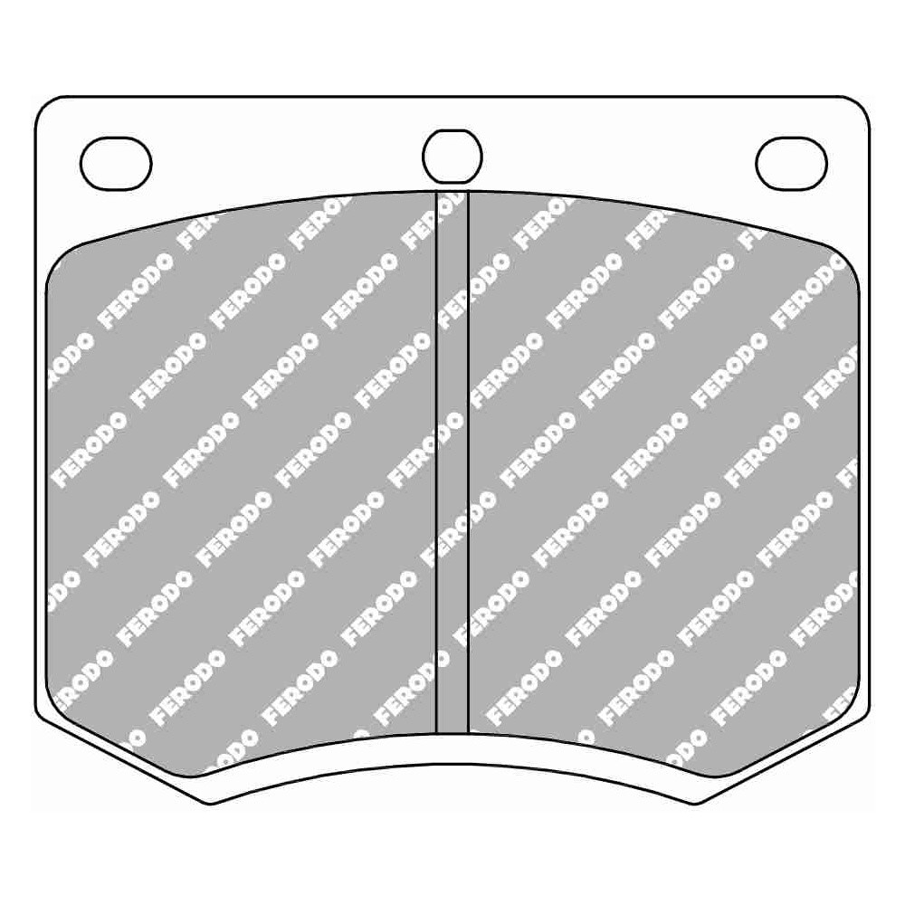 Plaquettes de frein Ferodo DSUNO avant pour AC ME 3000 3.0 E,M 01.75 - 12.81 étrier LUCAS/TRW - F-CP167Z - FCP167Z - 3661768787960