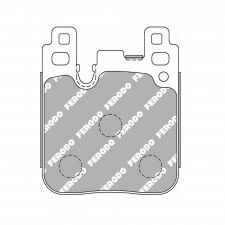 Plaquettes de frein Ferodo DSUNO arrière pour BMW 1 Series 114 d 10.12 -  étrier Brembo