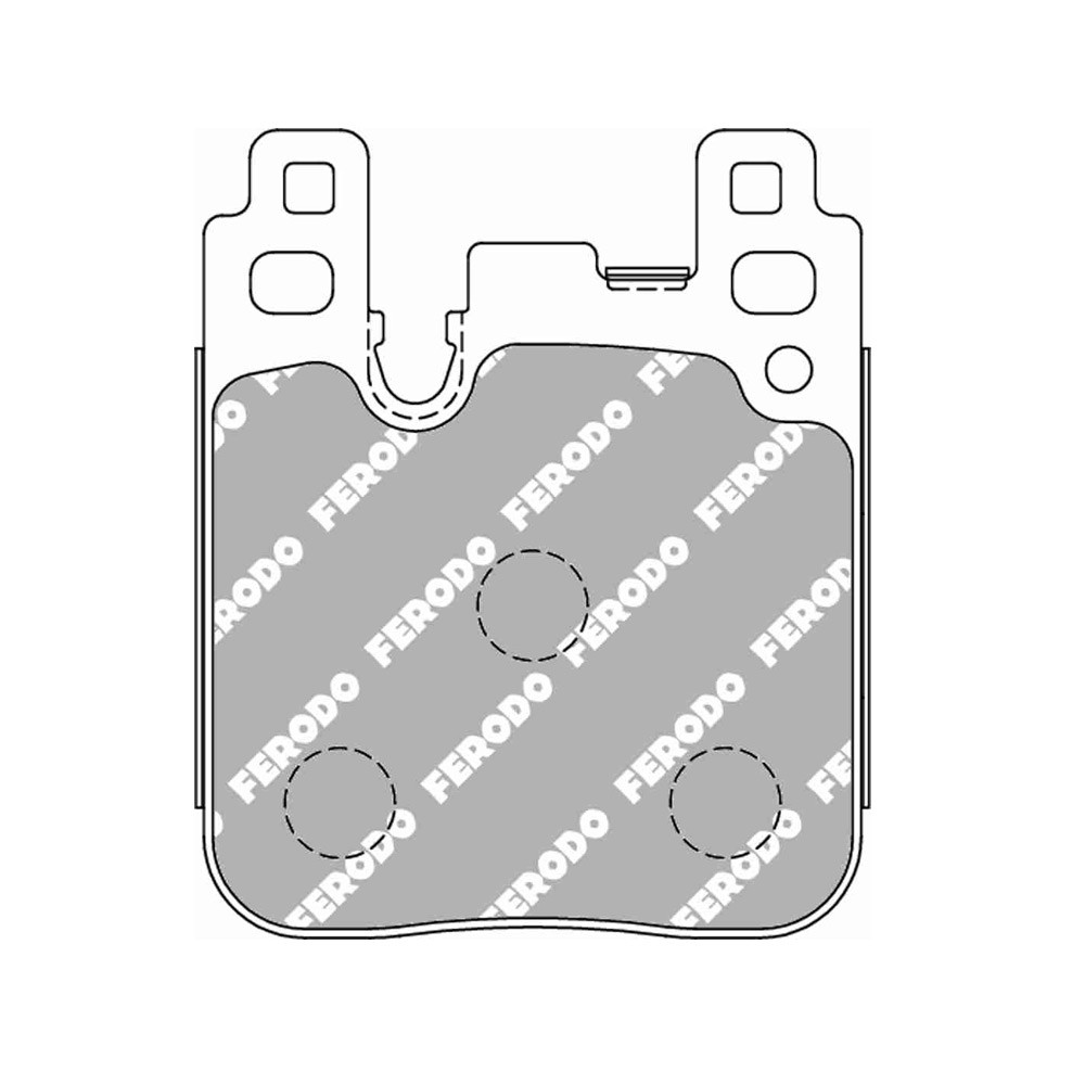 Pastiglie freno posteriore Ferodo DSUNO per BMW Serie 1 114 d 10.12 - pinza Brembo - F-CP4663Z - FCP4663Z - 3661768788622
