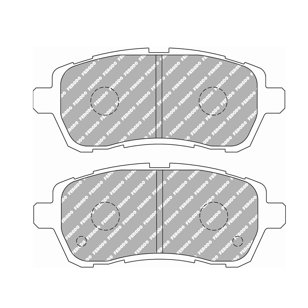 Bremsbeläge Ferodo DSUNO vorne für FORD Fiesta 1.2 16V 08.08 - LUCAS/TRW Bremssattel - F-CP4426Z - FCP4426Z - 3661768788530