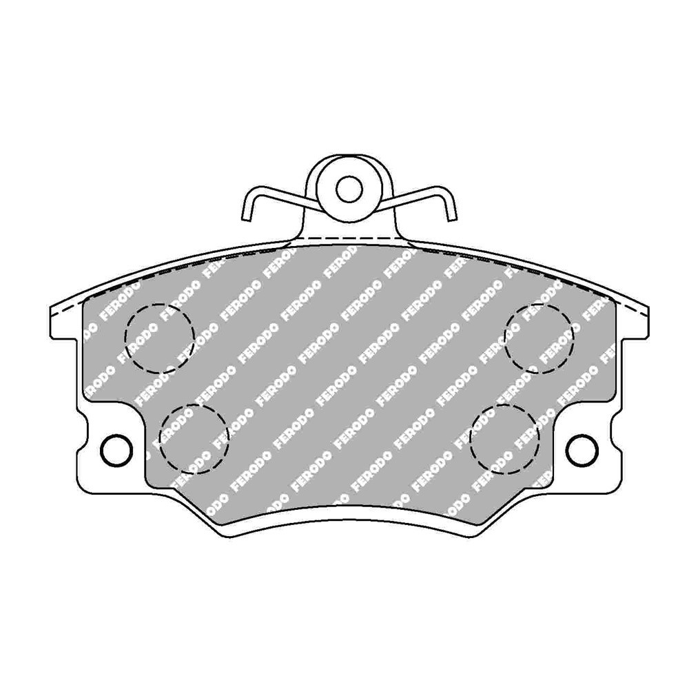 Ferodo DSUNO brake pads front for ABARTH Ritmo 125 TC 2.0 11.81 - 12.87 caliper LUCAS/TRW - F-CP370Z - FCP370Z - 3661768788226