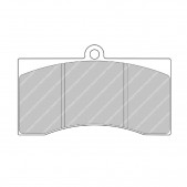 Plaquettes de frein Ferodo DSUNO avant pour ASTON MARTIN Vantage 5.3 (Solid rear disc) 01.93 - 12.97 étrier BREMBO