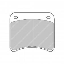 Ferodo DSUNO brake pads rear for RENAULT Clio Super 1600 01.01 -  caliper AP RACING