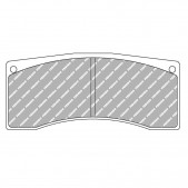 Plaquettes de frein Ferodo DSUNO avant pour FORD Fiesta 1.6 R5 rally (asphalt & gravel) 01.13 -  étrier AP RACING