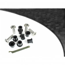 Powerflex Bushing Black Rear Tie Bar Front Bush Outer + Inner BMW E30 (4 Pieces)