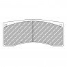 Plaquettes de frein Ferodo DS3.12 avant pour FORD Fiesta 1.6 R5 rally (asphalt & gravel) 01.13 -  étrier AP RACING
