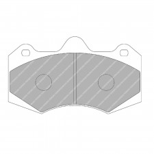 Bremsbeläge Ferodo DS3.12 vorne für ASTON MARTIN Vanquish 5.9 (AP Caliper) 01.01 - 12.04 Bremssattel AP RACING