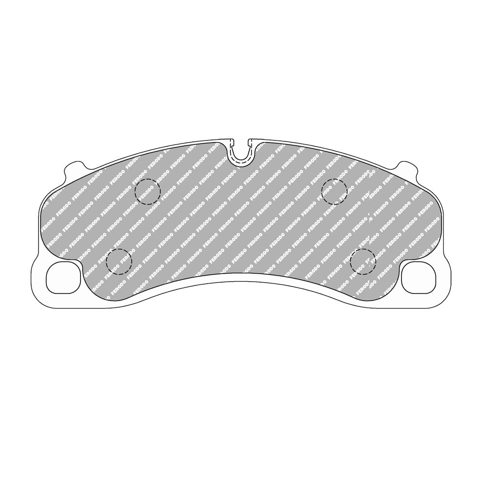 Bremsbeläge Ferodo DS3.12 vorne für PORSCHE 911 3.8 GT3 08.13 - Bremssattel BREMBO - F-CP4664GB - FCP4664GB - 3661768788639