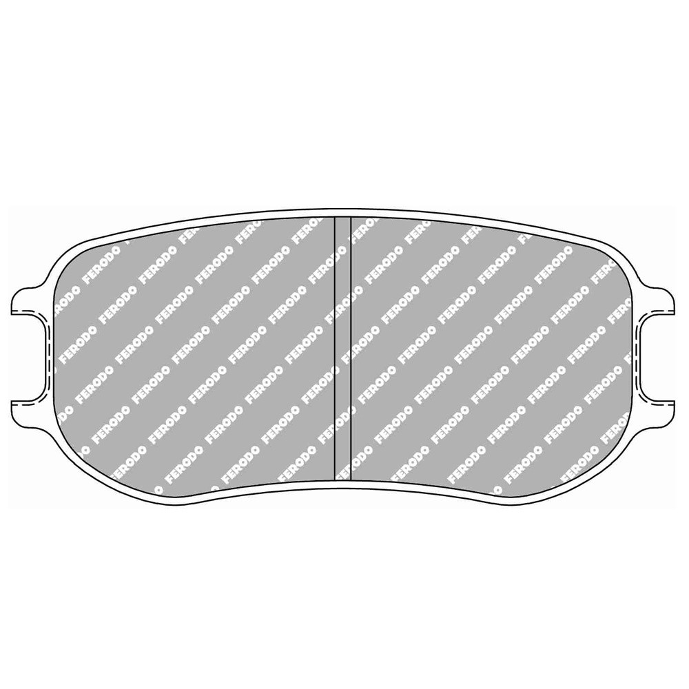 Plaquettes de frein Ferodo DS3.12 arrière pour PORSCHE 911 GT3 Cup 01.13 -  étrier PFC - F-RP3152GB - FRP3152GB - 3661768792759