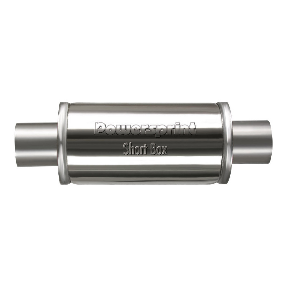 Powersprint stainless steel round intermediate flame guard muffler - PS-906327 - 906327