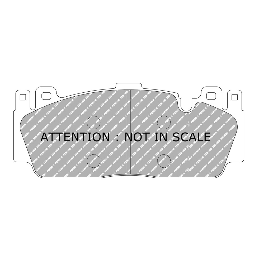 Bremsbeläge Ferodo DS Uno BMW M5 F10 Avant - F-CP4712Z - FCP4712Z - 3661768753781