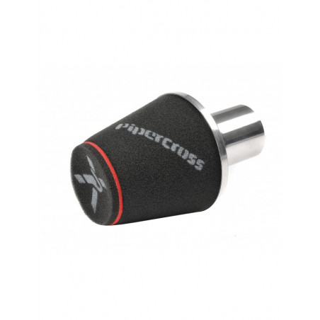 PIPERCROSS - Filtre Conique sortie alu, longueur 215mm, diamètre entrée alu 65mm, diamètre filtre 150mm, longueur totale 150mm