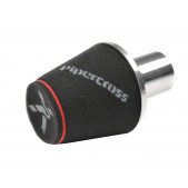 PIPERCROSS - Filtre Conique sortie alu, longueur 215mm, diamètre entrée alu 65mm, diamètre filtre 150mm, longueur totale 150mm