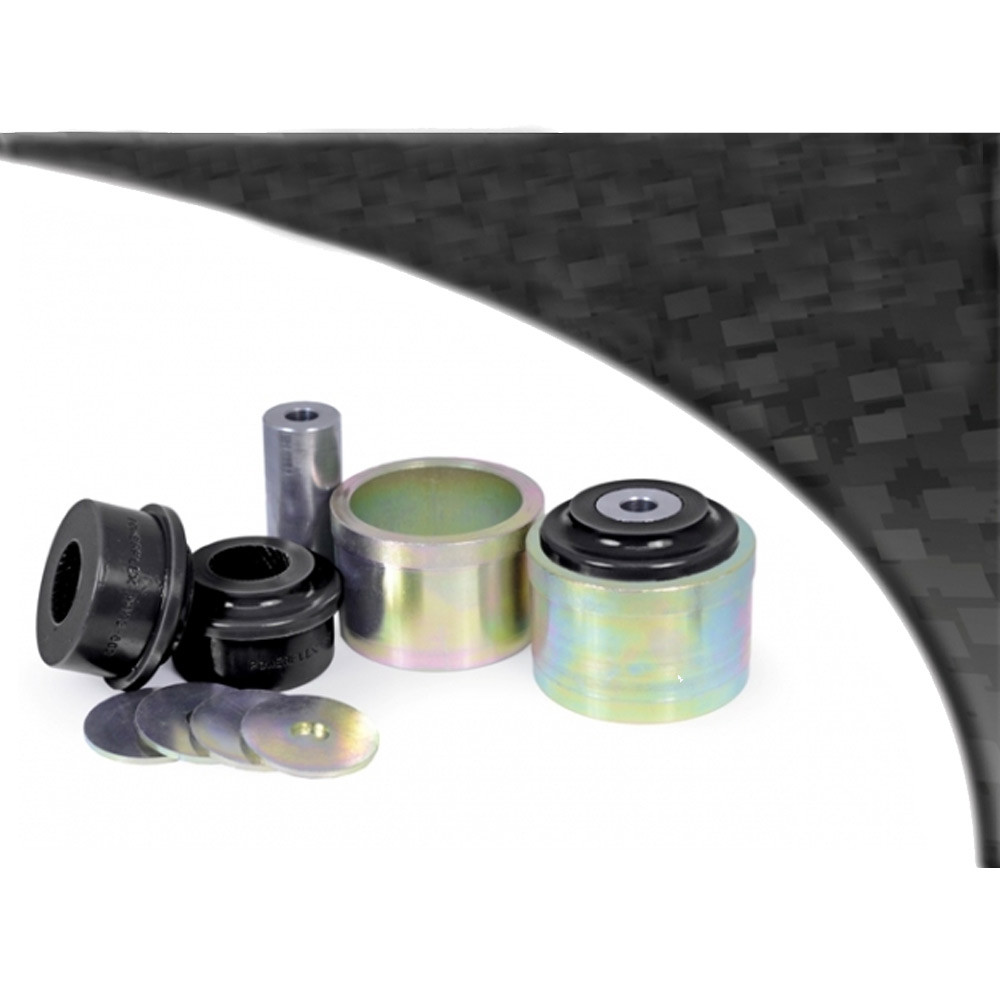 POWERFLEX silent bloc schwarz Vorderer Unterer Querlenker von Audi S4 09-16 - PF-F3802-2N - PFF3-802BLK - 5055676541550